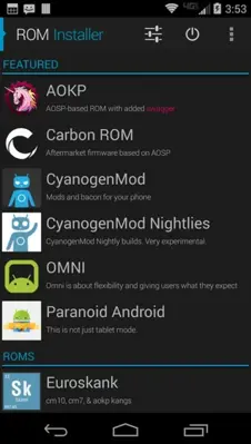 ROM Installer android App screenshot 0