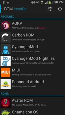 ROM Installer android App screenshot 5